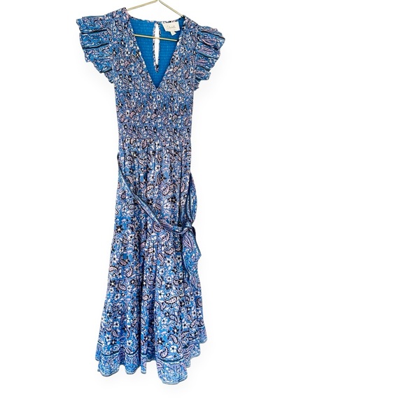 Cleobella • Autumn Midi Dress in Paisley Print NWOT - Picture 5 of 13